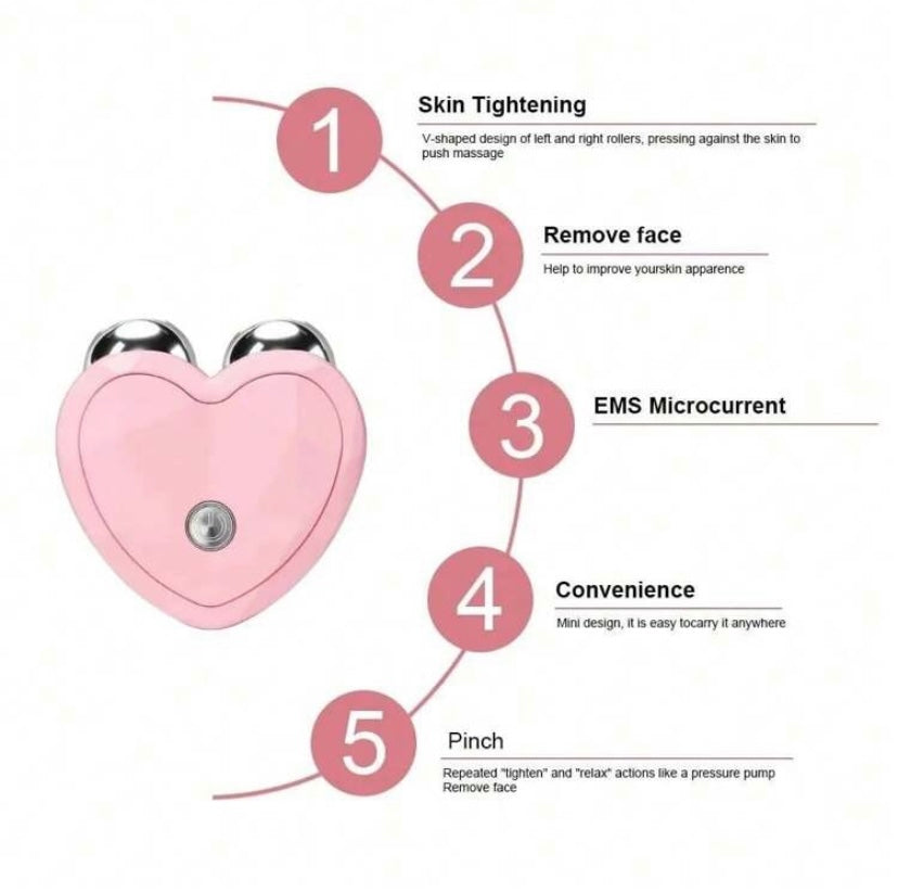 Portable Electric EMS Facial Massager Roller